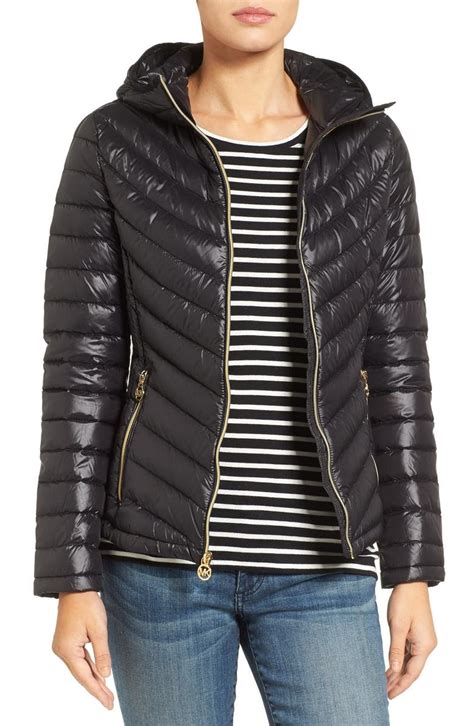 michael kors packable down jacket womens|Michael Kors packable nylon anorak.